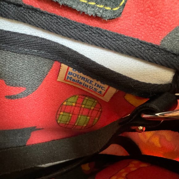 Dooney & Bourke Red Scottie Tassel Tote purse crossbody handbag/pocketbook—NWOT - Picture 6 of 7